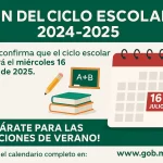 fin de ciclo escolar 2024 2025
