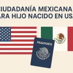 Cómo sacar la ciudadanía mexicana para mi hijo nacido en USA
