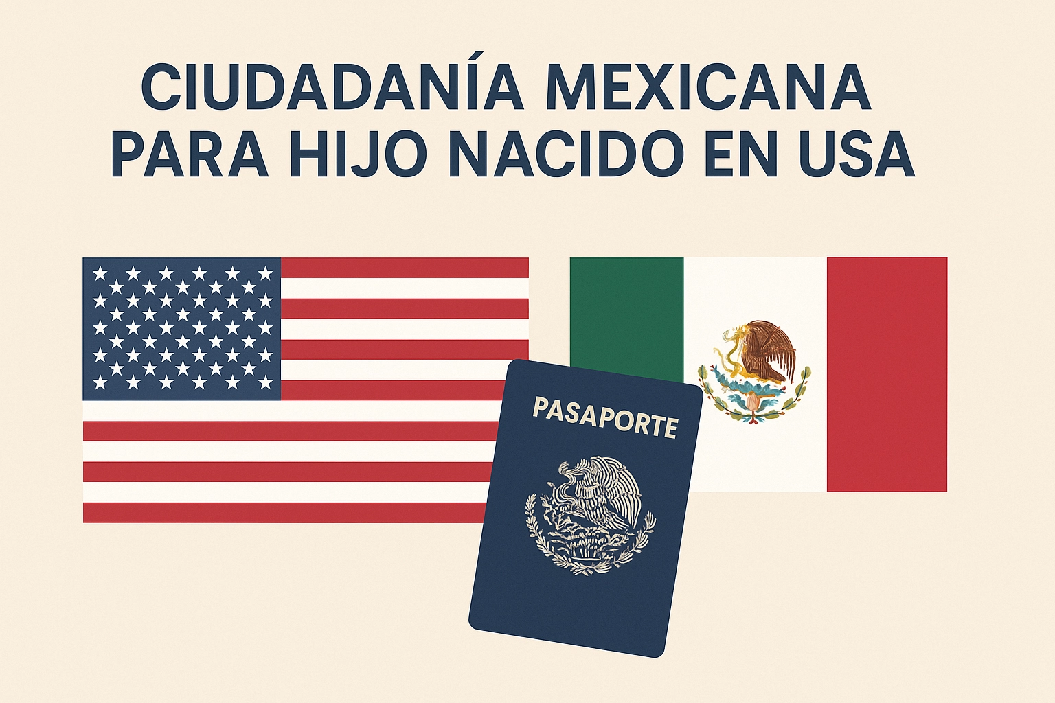 Cómo sacar la ciudadanía mexicana para mi hijo nacido en USA