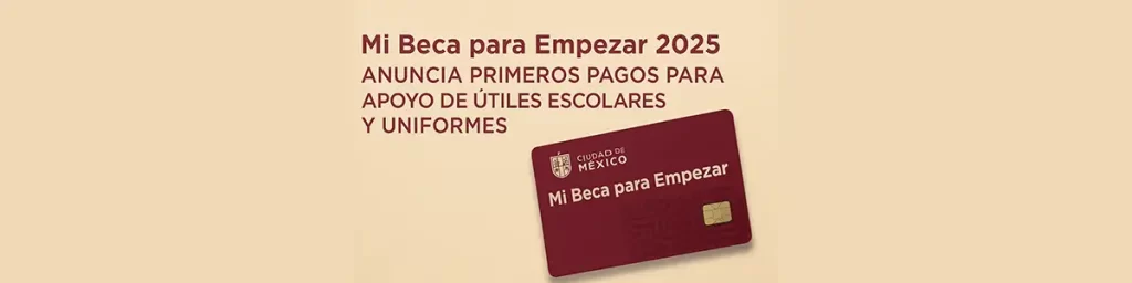 mi beca para empezar apoyo para utiles escolares