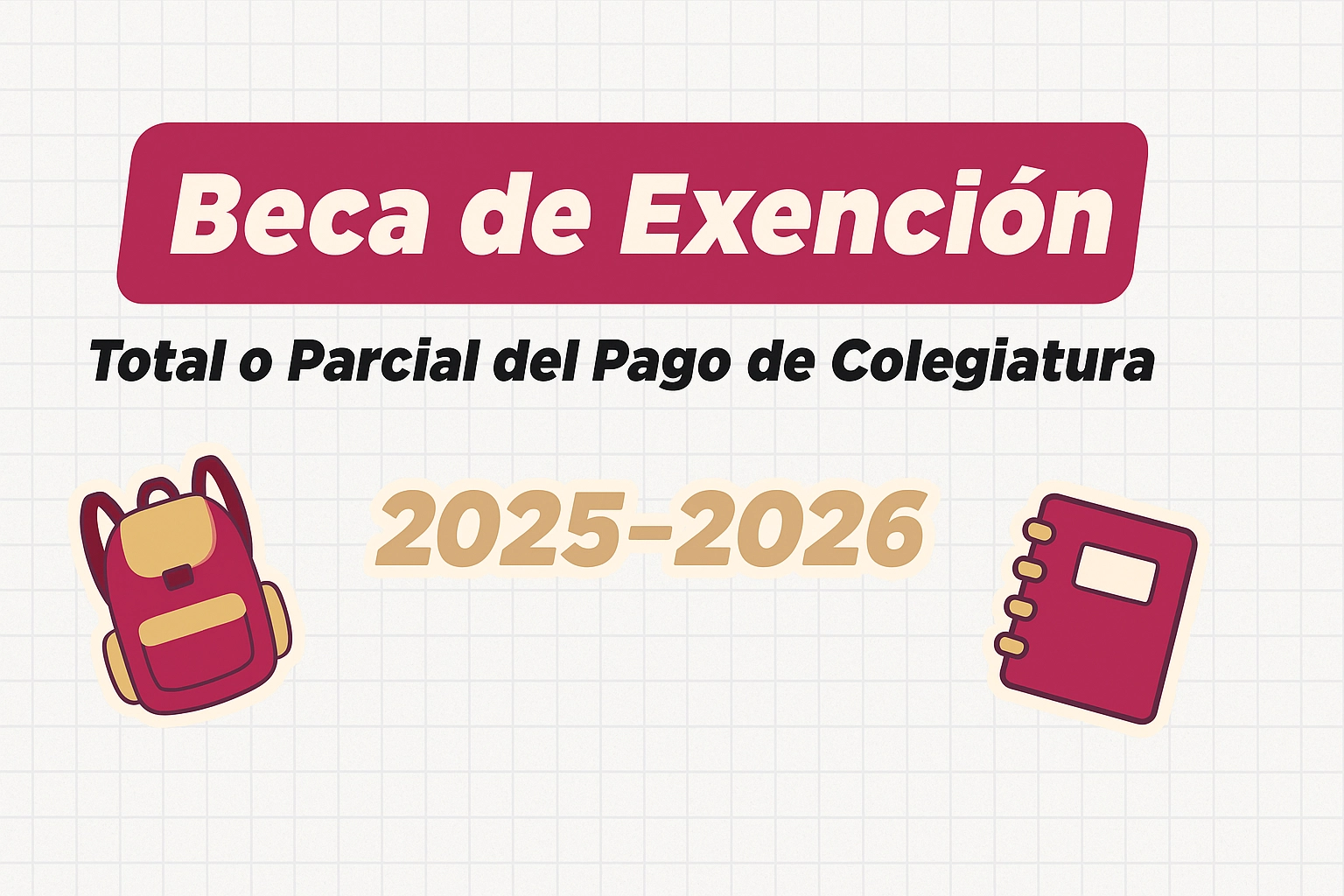 beca de exención edo mex