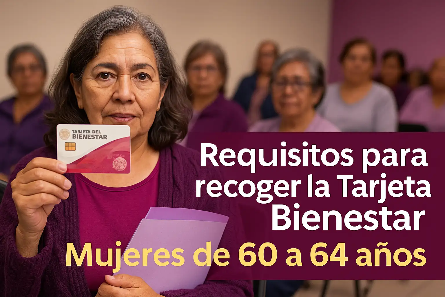 requisitos tarjeta bienestar mujeres