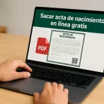Sacar acta de nacimiento en linea