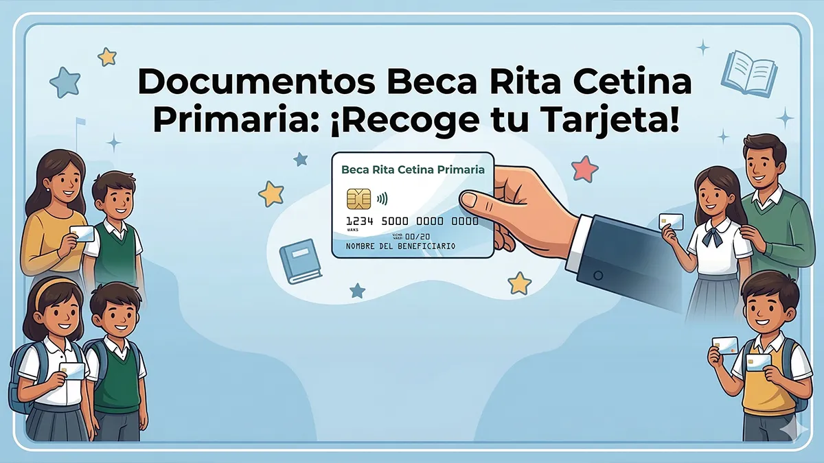Documentos Beca Rita Cetina Primaria- ¡Recoge tu Tarjeta!